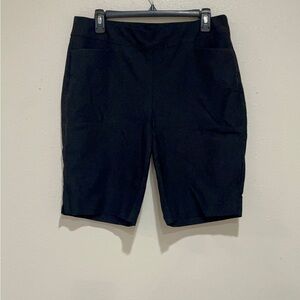 Chico's Elegant Black Women's Bermudas size 10